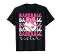 Baseball Sister Bow Baseball Players T-Shirt - Minimalist Print for Adults - T-Shirt, Sweatshirt, Hoodie