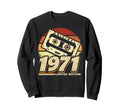 1971 Cassette Tape 55Th Birthday Sweatshirt - Novelty Apparel Men Women - T-Shirt, Sweatshirt, Hoodie