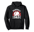 Baseball Dad Baseball Player Hoodie - Trendy Graphic for Adults - T-Shirt, Sweatshirt, Hoodie
