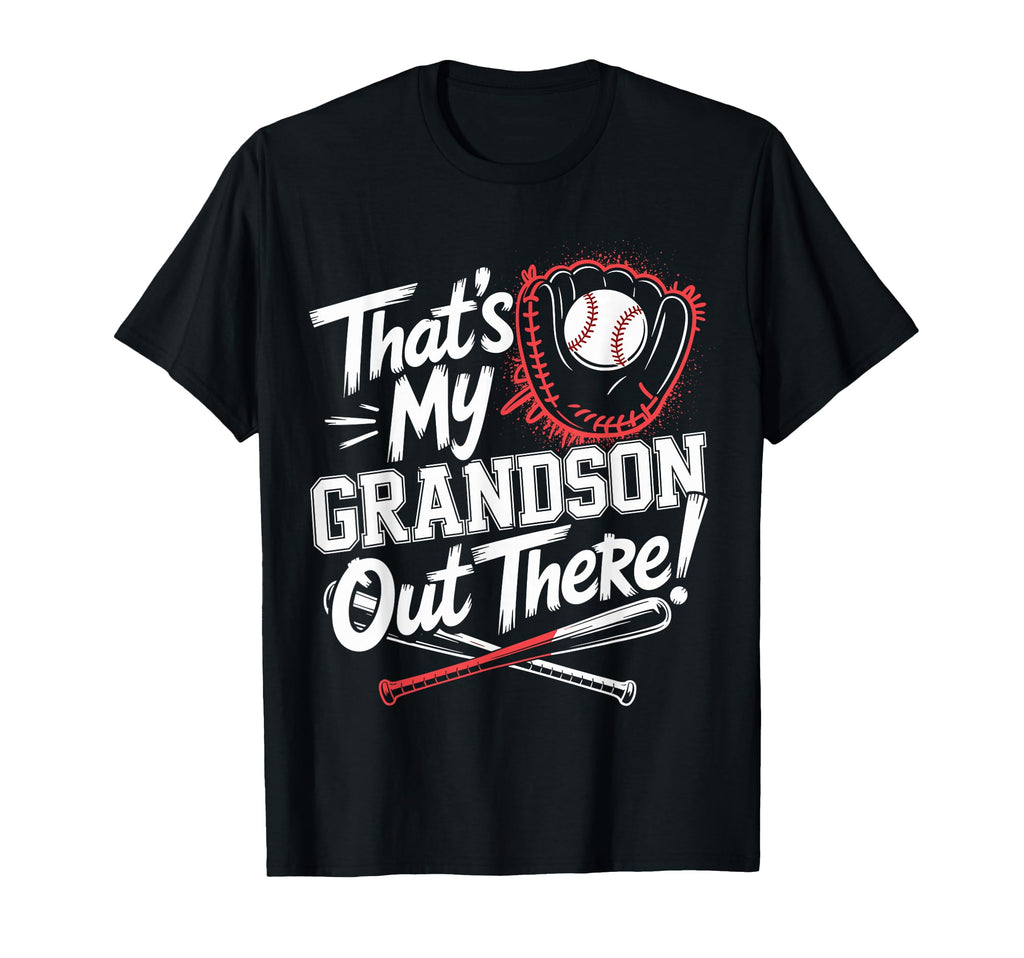 Funny Baseball Grandpa Proud T-Shirt - Casual Everyday Wear Unisex - T-Shirt, Sweatshirt, Hoodie