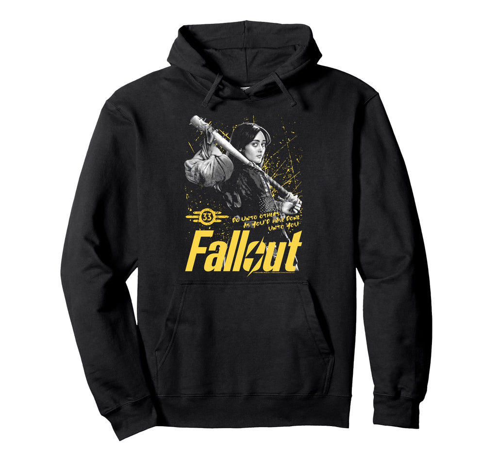 Fallout Lucy Do Unto Others Baseball Bat Hoodie - Custom Art Print Unisex - T-Shirt, Sweatshirt, Hoodie