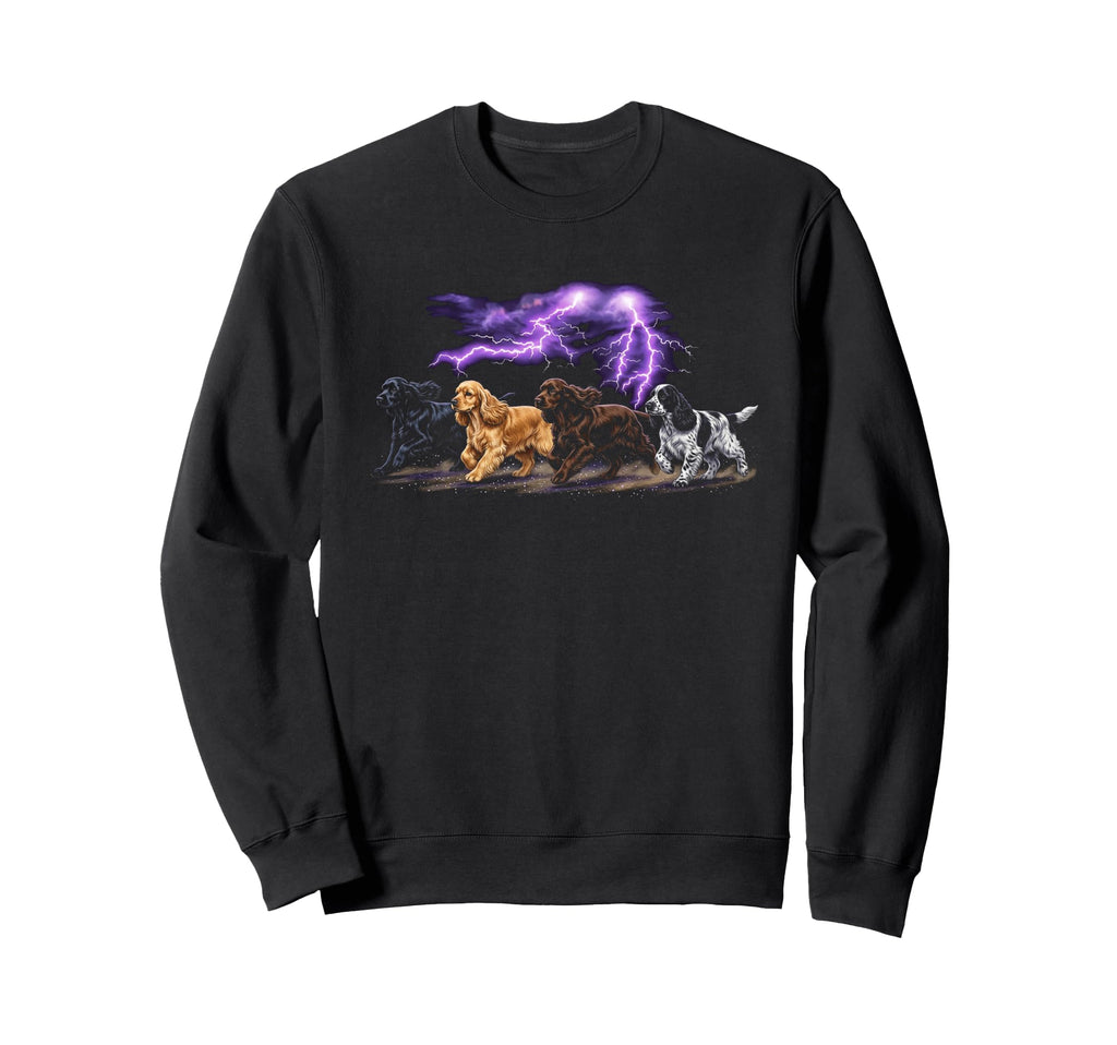 Cocker Spaniel 90S Dog Lover 80S Sweatshirt - Unique Graphic for Adults - T-Shirt, Sweatshirt, Hoodie