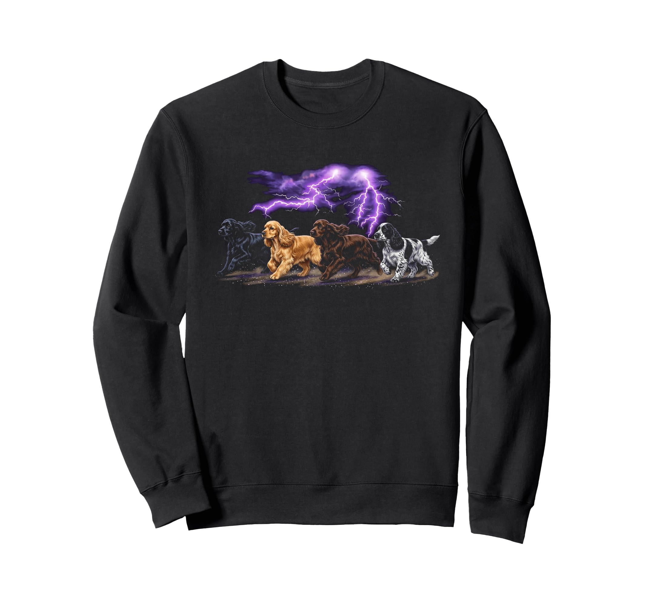 Cocker Spaniel 90S Dog Lover 80S Sweatshirt - Unique Graphic for Adults - T-Shirt, Sweatshirt, Hoodie