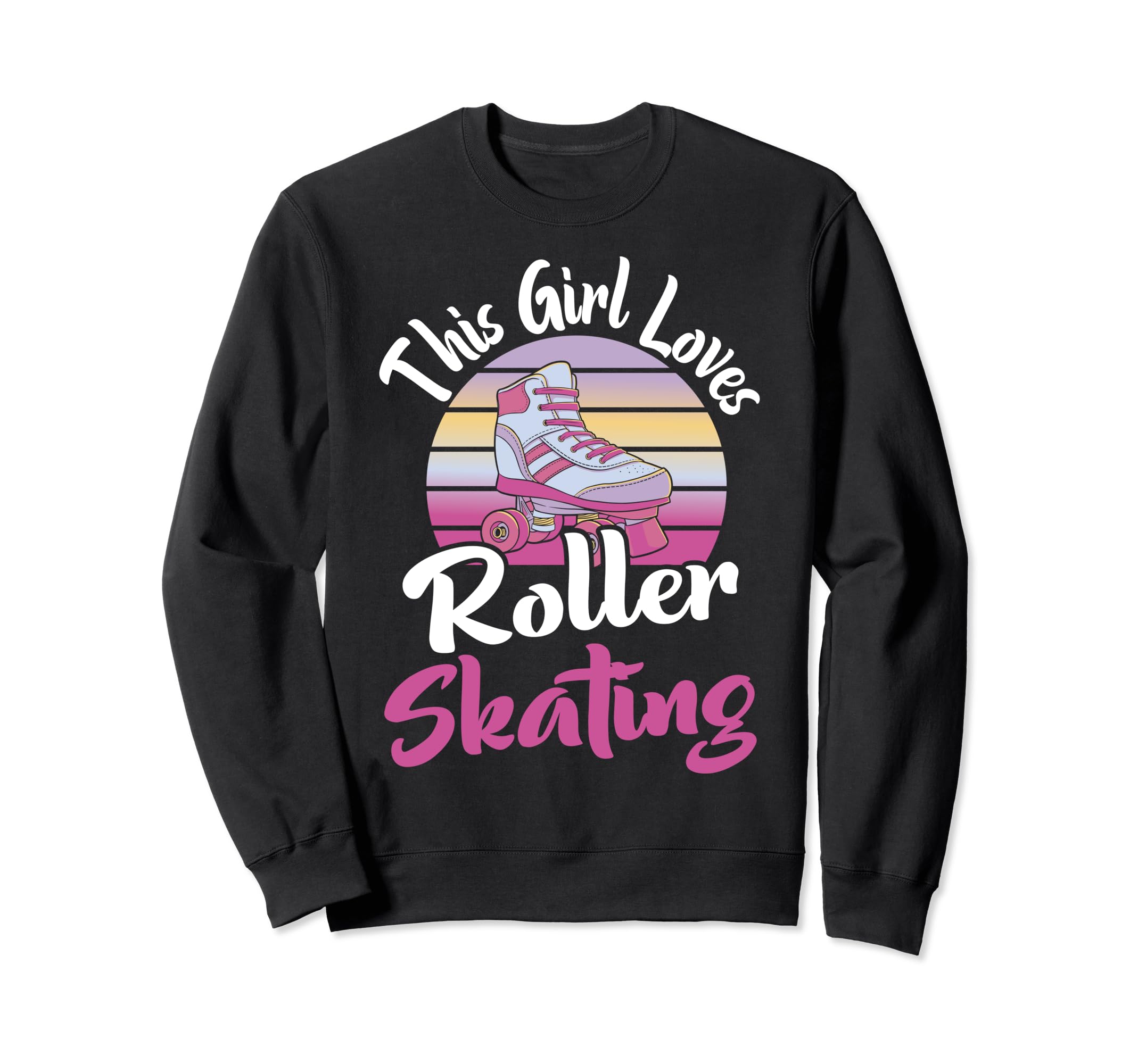 Rollerskate Funny This Loves Roller Sweatshirt - Trendy Graphic for Adults - T-Shirt, Sweatshirt, Hoodie