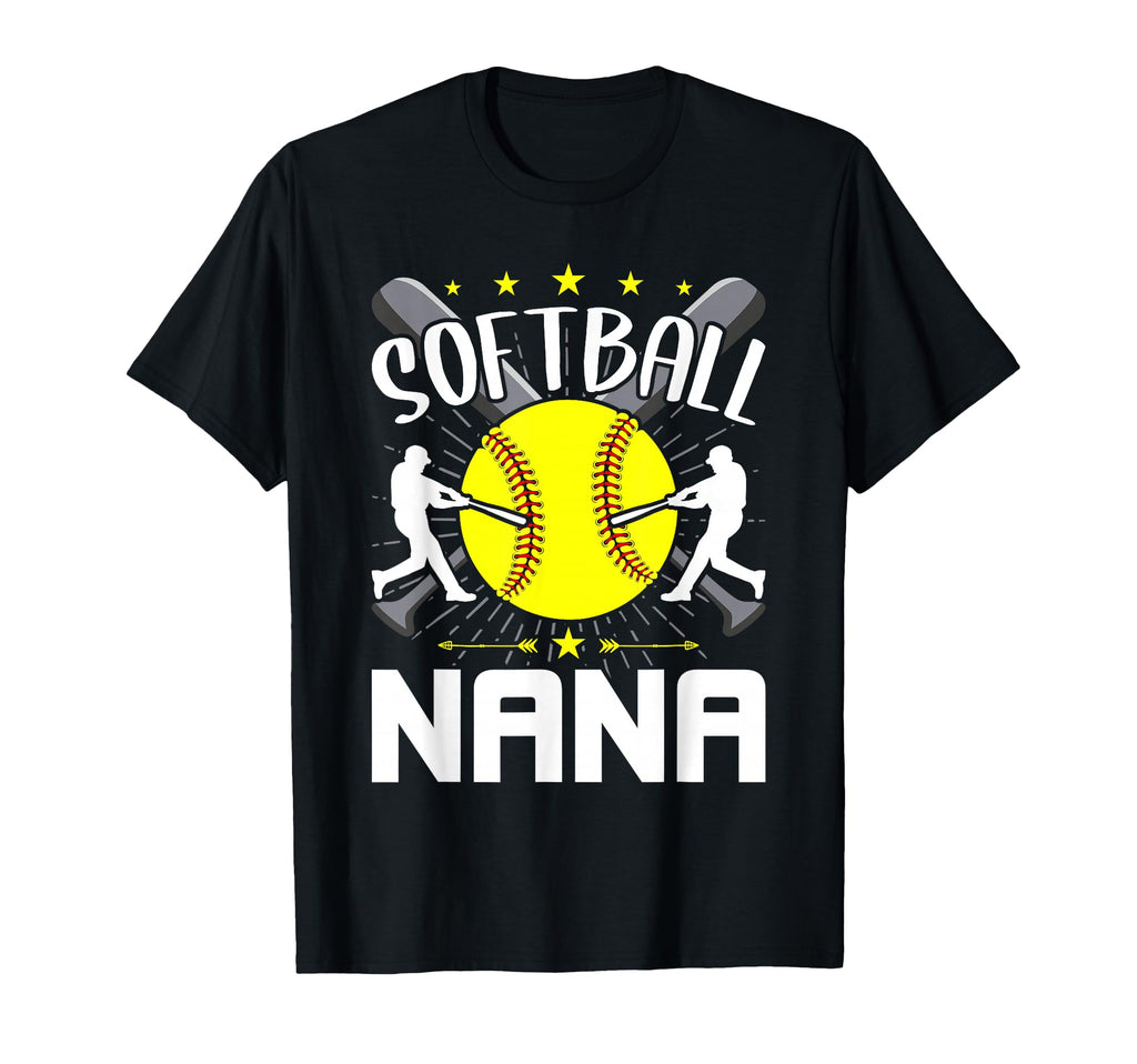 Softball Nana Baseball Lover Nana T-Shirt - Streetwear Style Men Women - T-Shirt, Sweatshirt, Hoodie