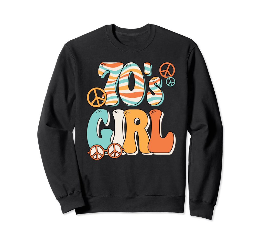 70S 1970S Hippie Disco Party Sweatshirt - Aesthetic Graphic Men Women - T-Shirt, Sweatshirt, Hoodie