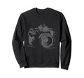 Camera Photography Watercolor Art Sweatshirt - Aesthetic Graphic Unisex - T-Shirt, Sweatshirt, Hoodie