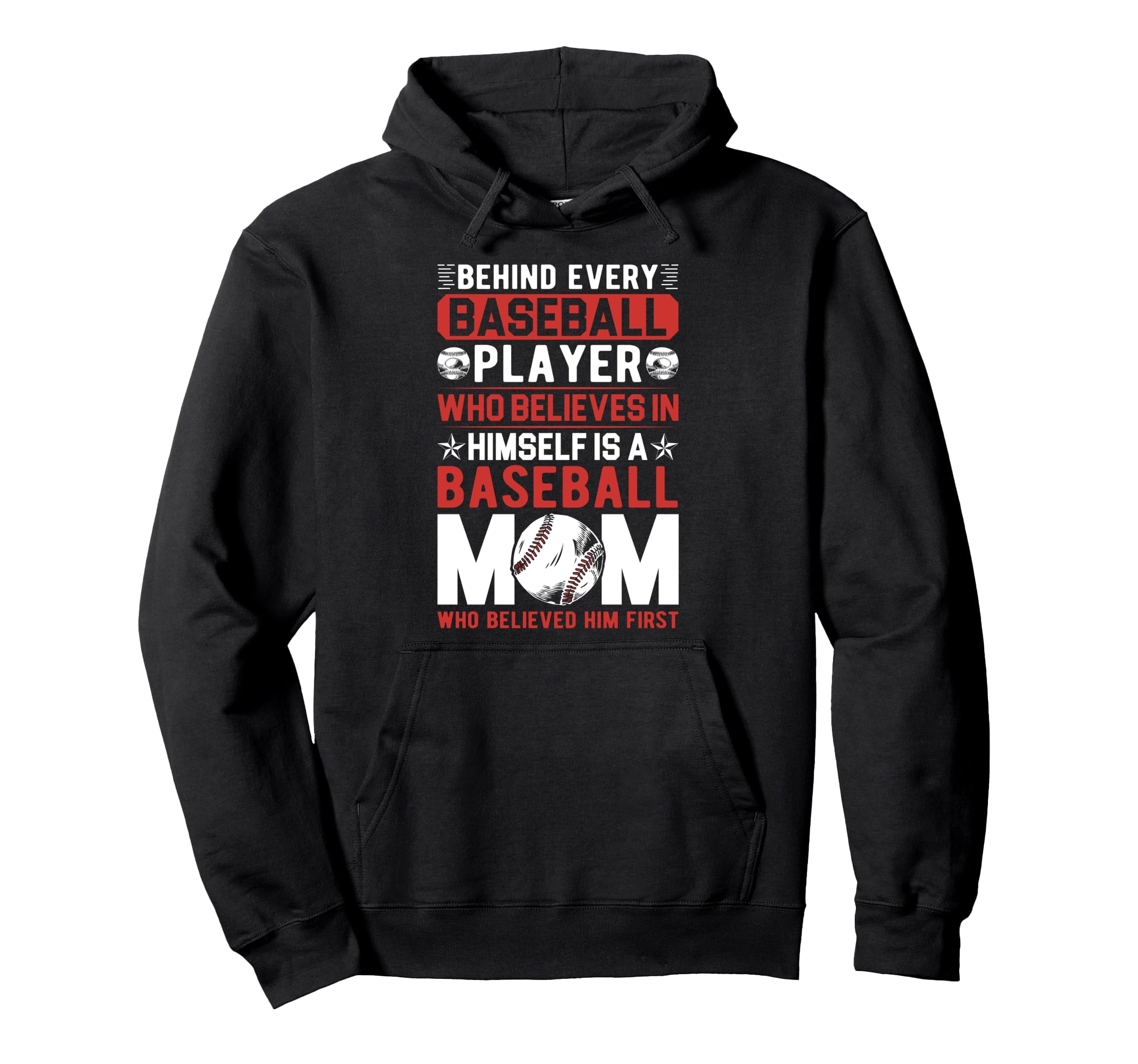 Behind Every Baseball Player Hoodie - Aesthetic Graphic for Adults - T-Shirt, Sweatshirt, Hoodie