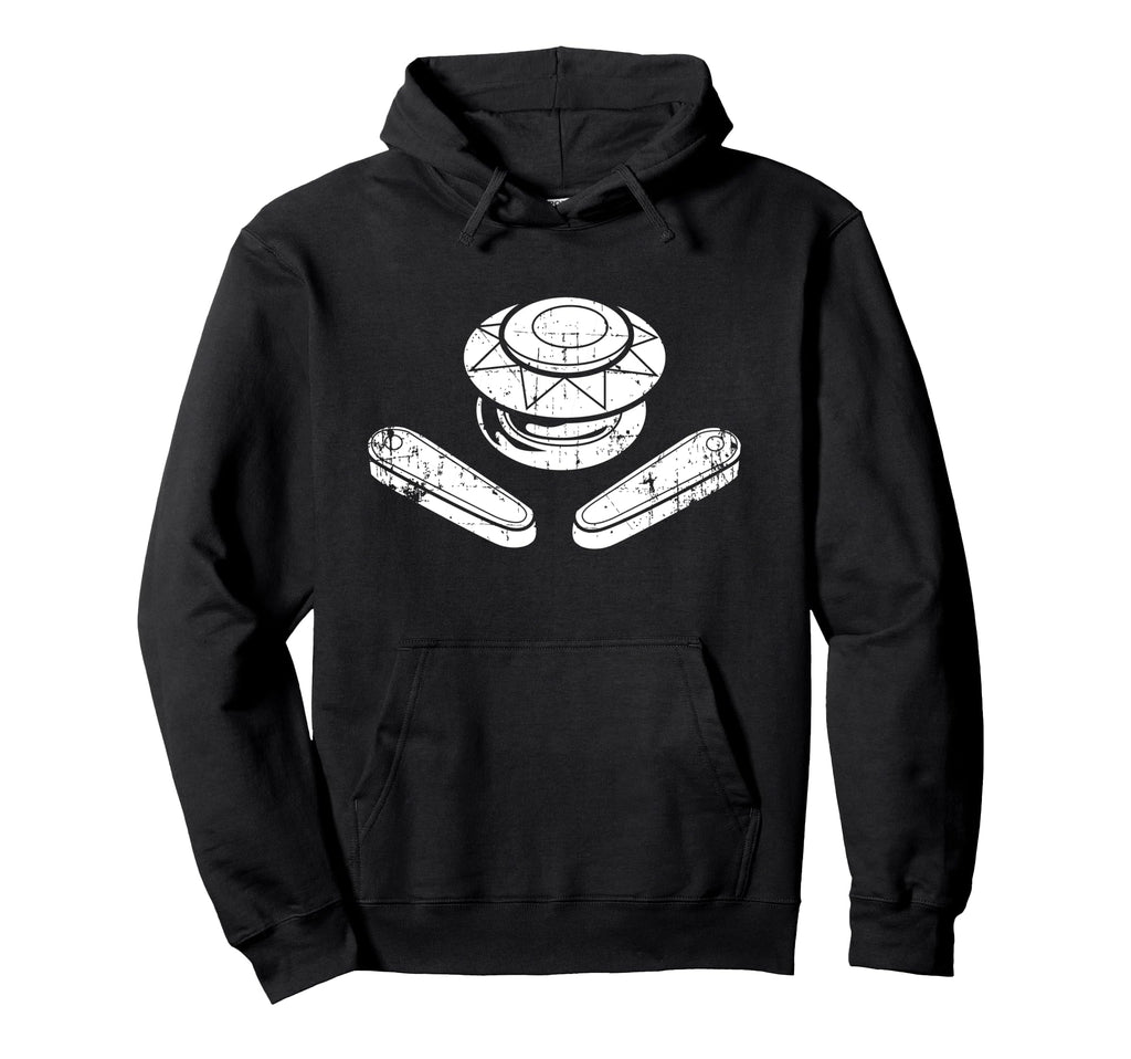 Pinball Funny Pinballer Machine Flipping Hoodie - Unique Graphic Unisex - T-Shirt, Sweatshirt, Hoodie