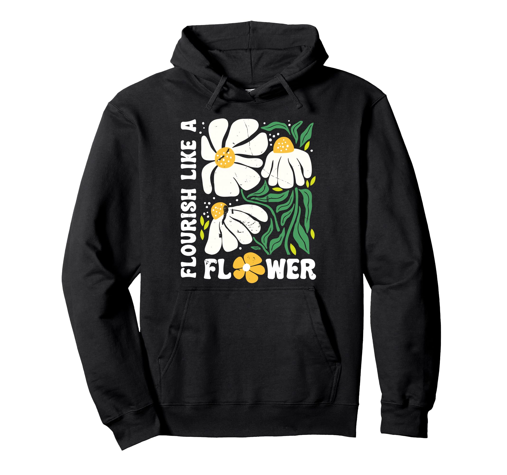 Flourish Like Flower Bible Verse Hoodie - Aesthetic Graphic for Adults - T-Shirt, Sweatshirt, Hoodie