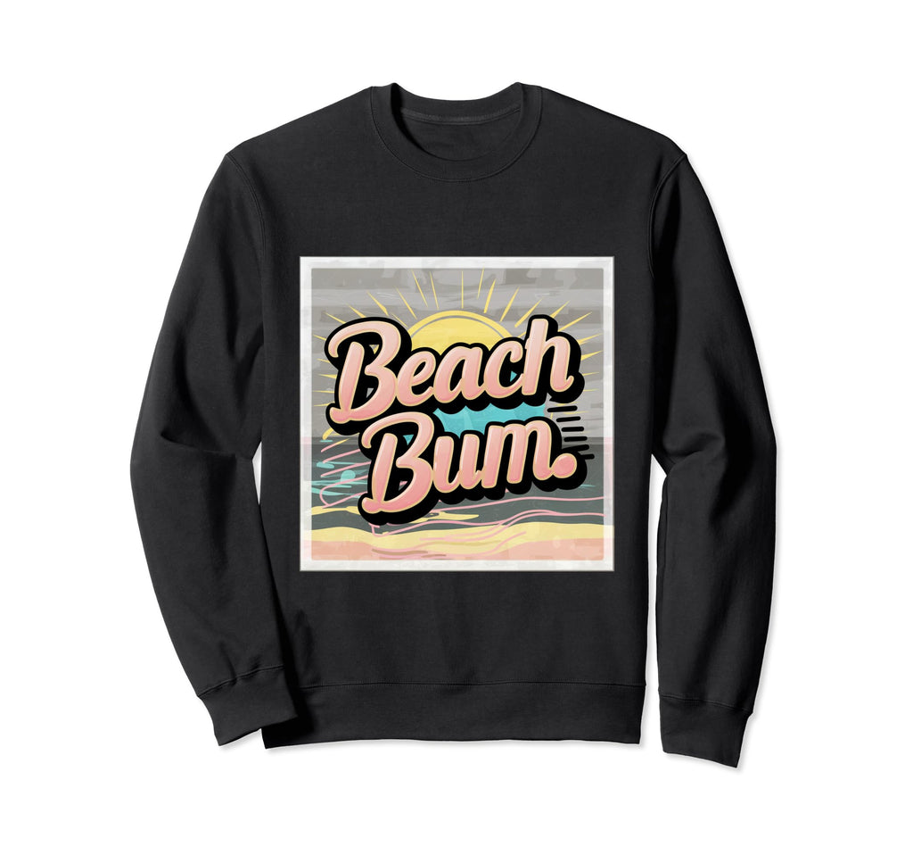 Coconut Beach Bum Pastel Trendy Y2K 90S Sweatshirt - Novelty Apparel Unisex - T-Shirt, Sweatshirt, Hoodie