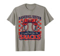 Baseball Sister Im Just Here Snacks Funny T-Shirt - Novelty Apparel Unisex - T-Shirt, Sweatshirt, Hoodie