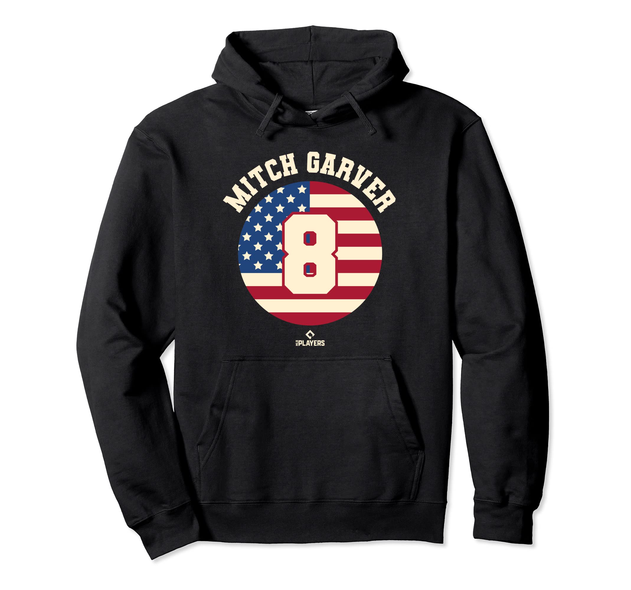 Mitch Garver Flag Patriotic Minnesota Hoodie - Graphic Print Men Women - T-Shirt, Sweatshirt, Hoodie