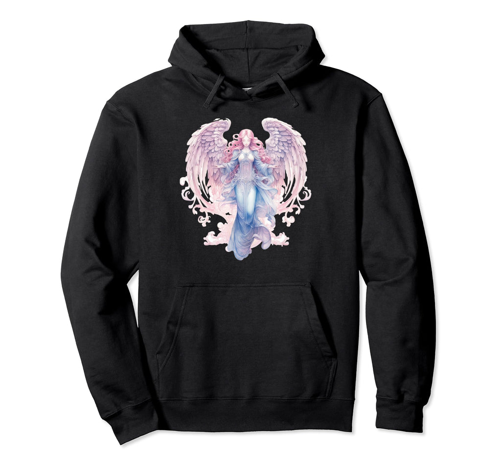 Virgo Zodiac Sign Angel Vaporwave Hoodie - Unique Graphic Men Women - T-Shirt, Sweatshirt, Hoodie