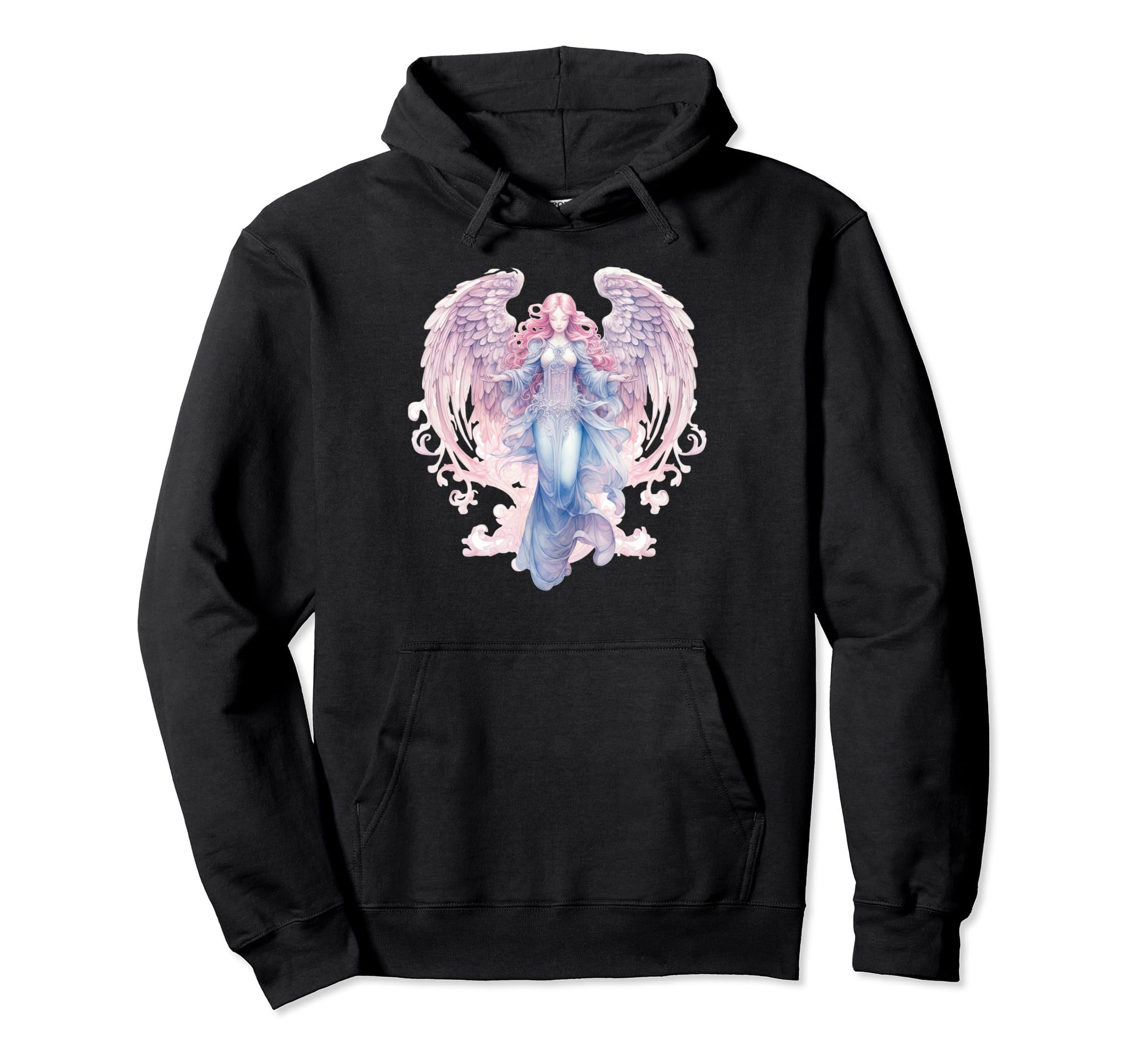Virgo Zodiac Sign Angel Vaporwave Hoodie - Novelty Apparel Unisex - T-Shirt, Sweatshirt, Hoodie