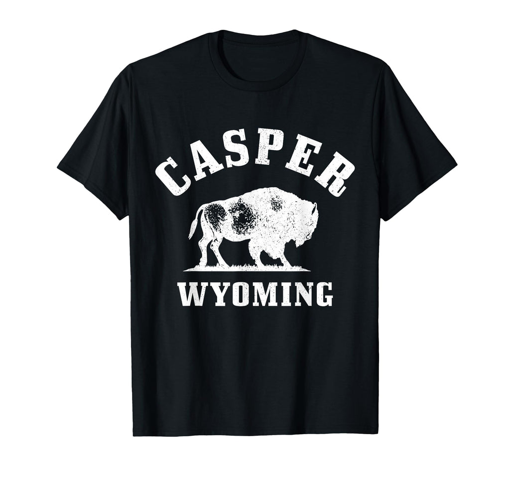 Casper Wyoming Cowboy State Bison T-Shirt - Custom Art Print Men Women - T-Shirt, Sweatshirt, Hoodie