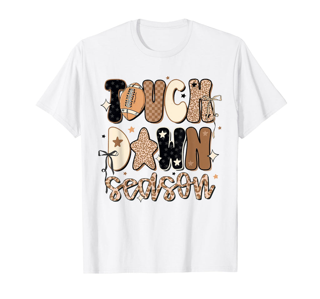 Touchdown Season Leopard Game Day T-Shirt - Minimalist Print Unisex - T-Shirt, Sweatshirt, Hoodie