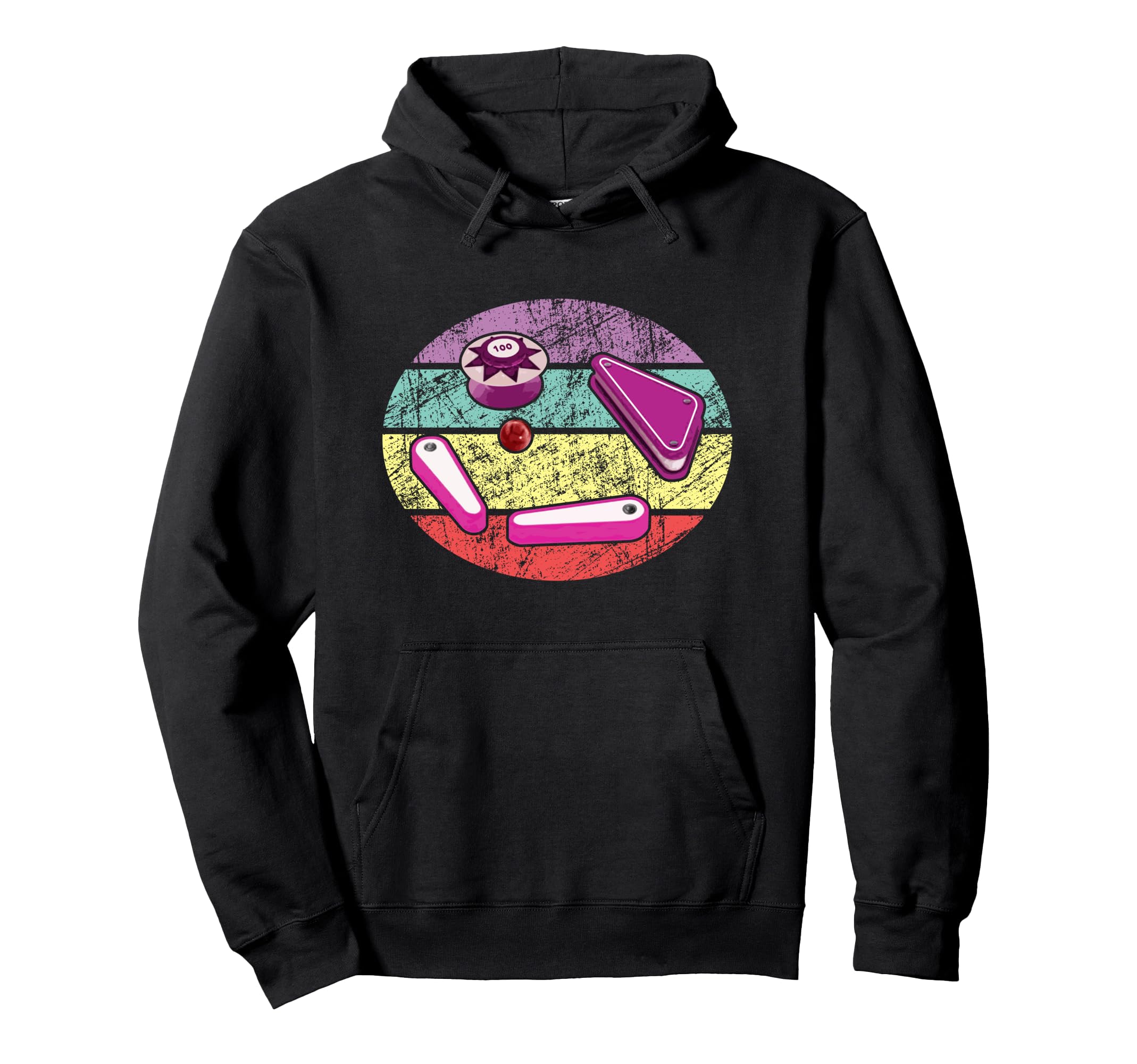 Pinball Funny Pinballer Machine Flipping Hoodie - Novelty Apparel Unisex - T-Shirt, Sweatshirt, Hoodie