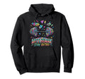 Lift Heavy Stay 90S Memphis Barbell Hoodie - Minimalist Print for Adults - T-Shirt, Sweatshirt, Hoodie