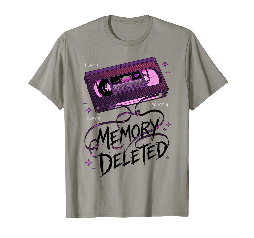 Memory Deleted Funny Cassette Tape T-Shirt - Fun Novelty Design for Adults - T-Shirt, Sweatshirt, Hoodie