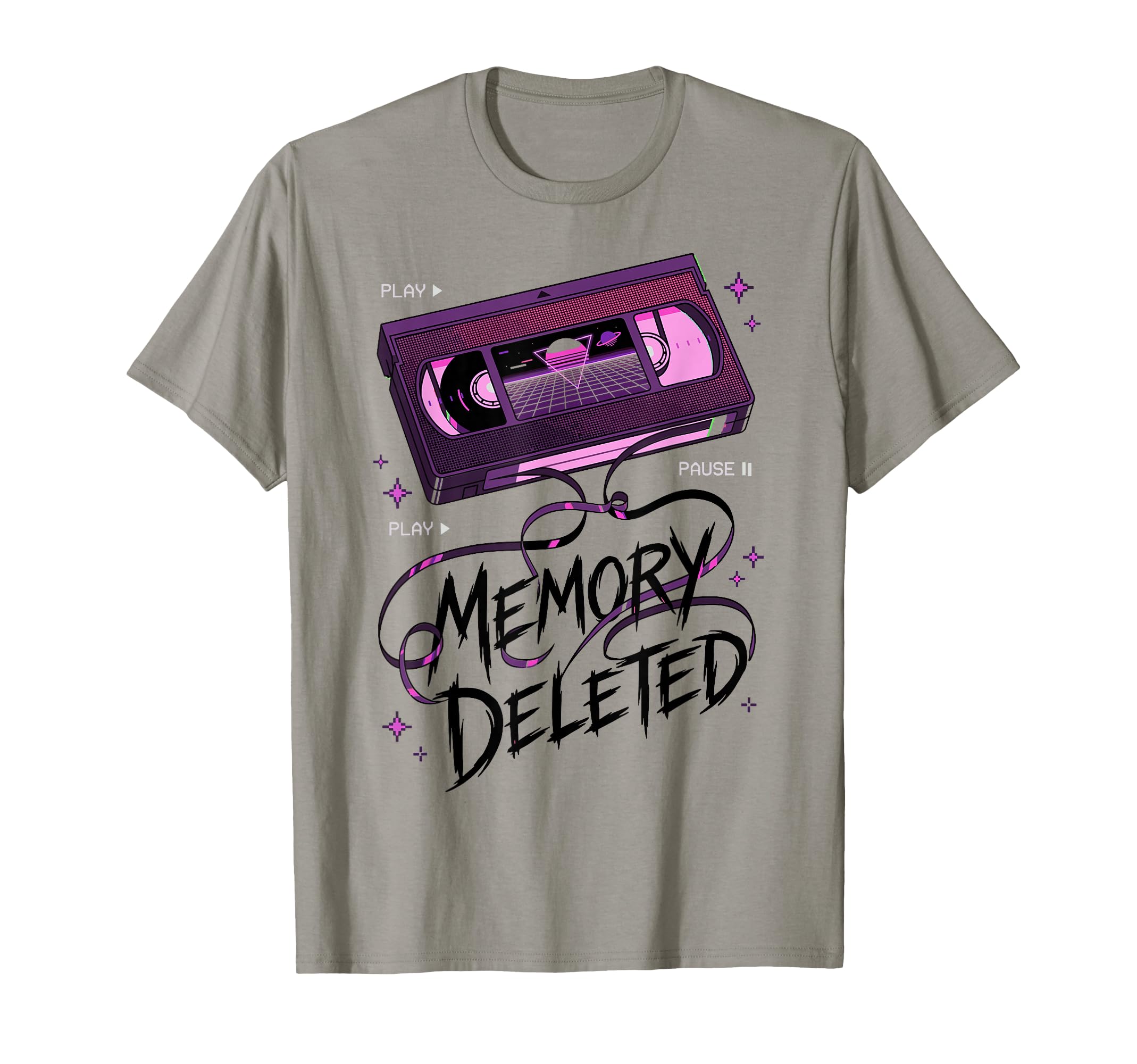 Memory Deleted Funny Cassette Tape T-Shirt - Fun Novelty Design for Adults - T-Shirt, Sweatshirt, Hoodie