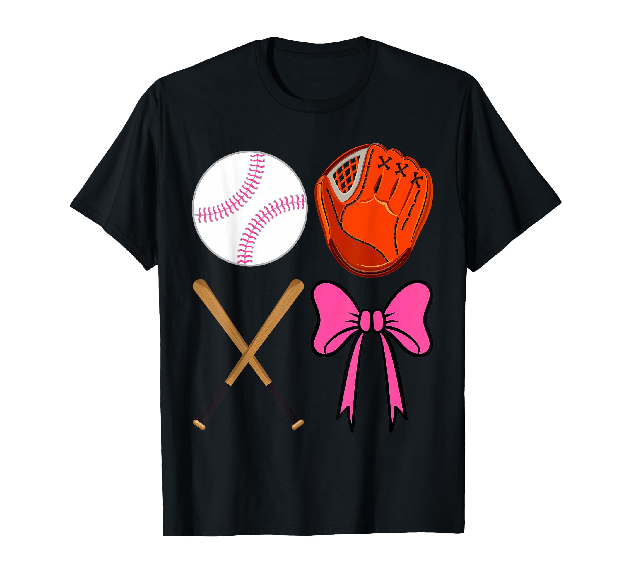 Baseball Mom Coquette Mothers Day T-Shirt - Streetwear Style Men Women - T-Shirt, Sweatshirt, Hoodie