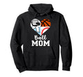 Ball Mom Funny Baseball Hoodie - Casual Everyday Wear for Adults - T-Shirt, Sweatshirt, Hoodie
