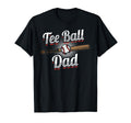 Ball Dad Baseball T Ball Player T-Shirt - Minimalist Print Men Women - T-Shirt, Sweatshirt, Hoodie