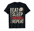 Eat Sleep Baseball Repeat Player T-Shirt - Streetwear Style for Adults - T-Shirt, Sweatshirt, Hoodie