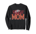 Leopard American Baseball Mom Mama Sweatshirt - Minimalist Print Unisex - T-Shirt, Sweatshirt, Hoodie