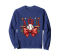 Baseball Coquette Bow Game Day Sweatshirt - Custom Art Print Men Women - T-Shirt, Sweatshirt, Hoodie