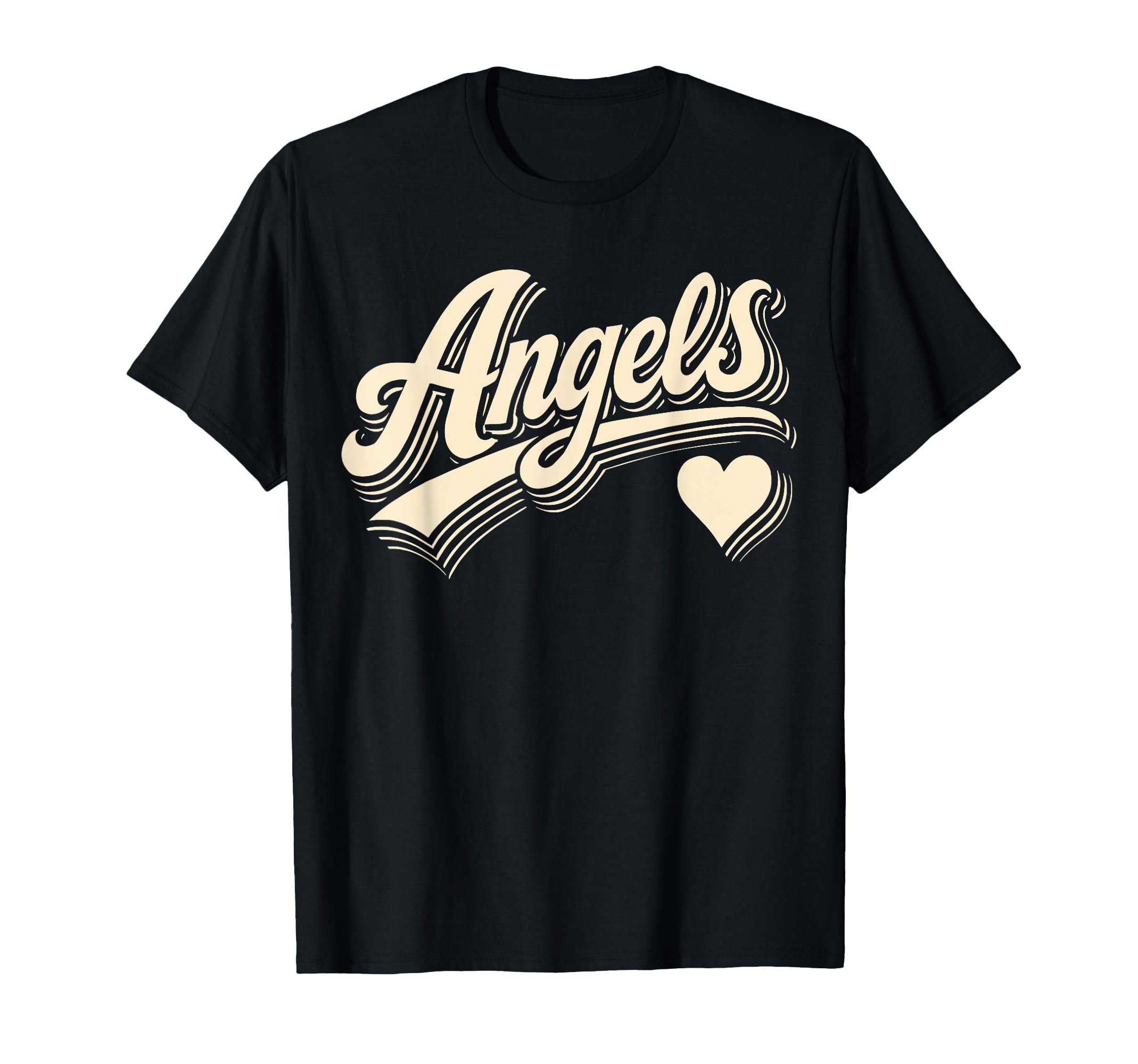 Angels Script Heart Gift T-Shirt - Casual Everyday Wear for Adults - T-Shirt, Sweatshirt, Hoodie
