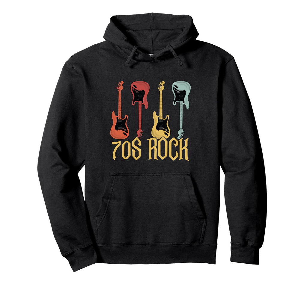 70S Rock Guitar Artist Cassette Tape Hoodie - Novelty Apparel Men Women - T-Shirt, Sweatshirt, Hoodie