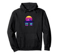 Vaporwave Mt Fuji Japan Aesthetic Hoodie - Graphic Print Unisex - T-Shirt, Sweatshirt, Hoodie
