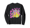 Softball Coquette Bow Ice Cream Sweatshirt - Fun Novelty Design Unisex - T-Shirt, Sweatshirt, Hoodie