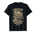 Proud Dad Baseball 2025 Senior T-Shirt - Custom Art Print Men Women - T-Shirt, Sweatshirt, Hoodie