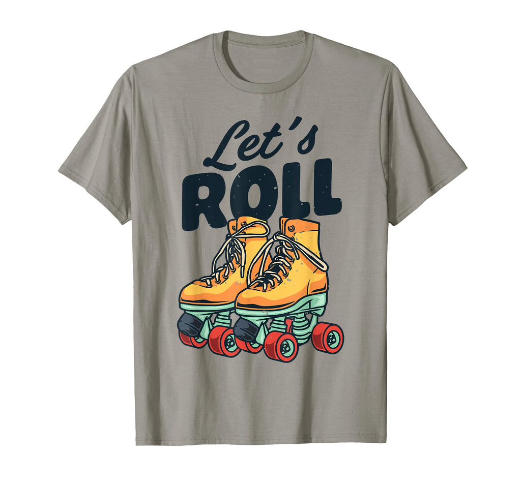 Lets Roll Roller Skating Skate 70S 80S T-Shirt - Trendy Graphic for Adults - T-Shirt, Sweatshirt, Hoodie