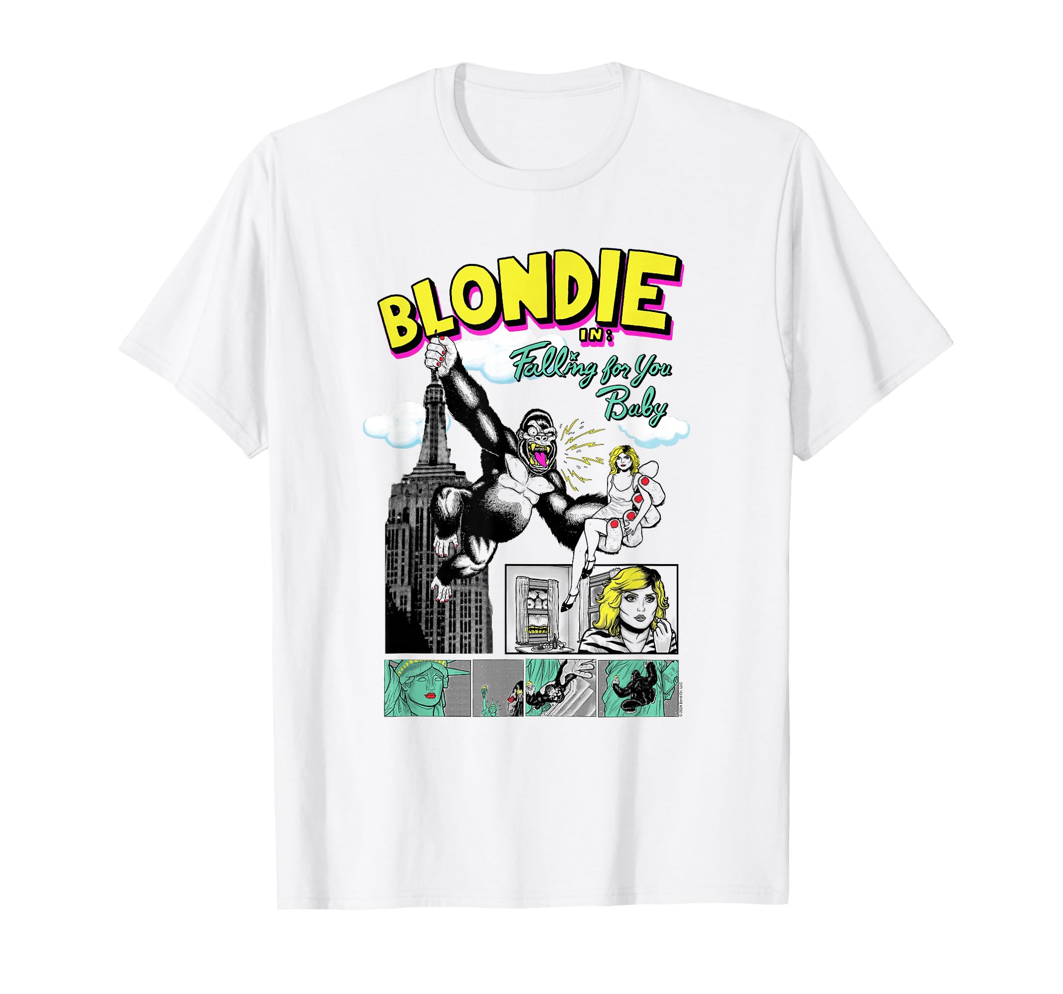 Blondie Giant Ape Comic Band T-Shirt - Aesthetic Graphic for Adults - T-Shirt, Sweatshirt, Hoodie