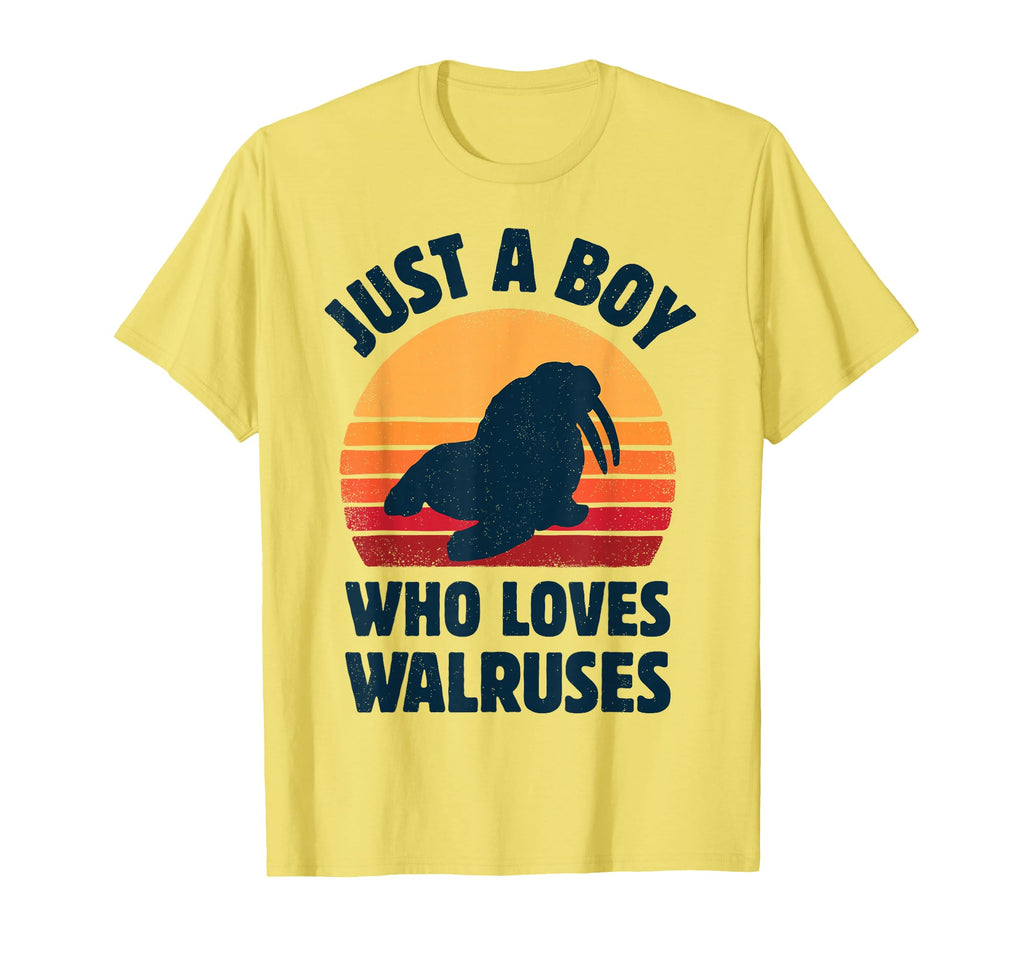 Walrus Just Who Loves Sea Animals Sunset T-Shirt - Graphic Print for Adults - T-Shirt, Sweatshirt, Hoodie