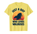 Walrus Just Who Loves Sea Animals Sunset T-Shirt - Graphic Print for Adults - T-Shirt, Sweatshirt, Hoodie