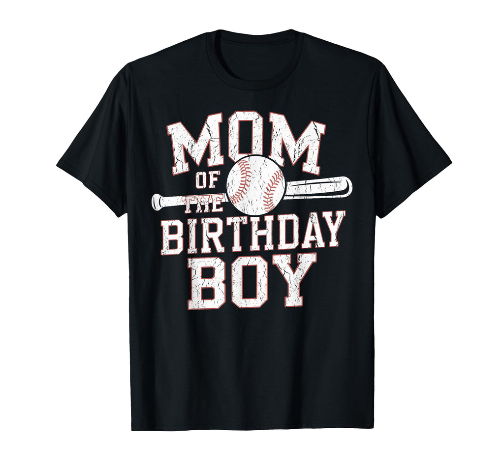Mom Birthday Baseball Party Mom T-Shirt - Minimalist Print Men Women - T-Shirt, Sweatshirt, Hoodie