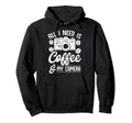 All I Need Is Coffee And My Camera Hoodie - Minimalist Print Unisex - T-Shirt, Sweatshirt, Hoodie