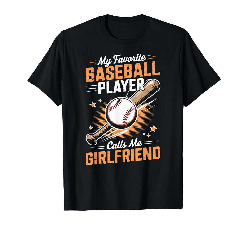 My Favorite Baseball Player Calls Me T-Shirt - Minimalist Print Unisex - T-Shirt, Sweatshirt, Hoodie