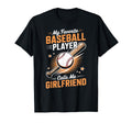 My Favorite Baseball Player Calls Me T-Shirt - Minimalist Print Unisex - T-Shirt, Sweatshirt, Hoodie