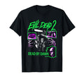 Evil Dead 2 Dead Dawn Neon Collage Horror T-Shirt - Graphic Print Unisex - T-Shirt, Sweatshirt, Hoodie