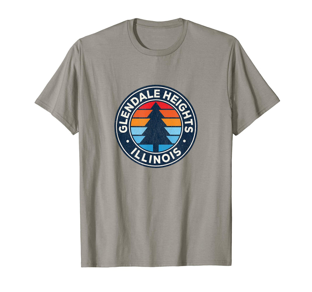 Glendale Heights Illinois Il 70S T-Shirt - Trendy Graphic Unisex - T-Shirt, Sweatshirt, Hoodie