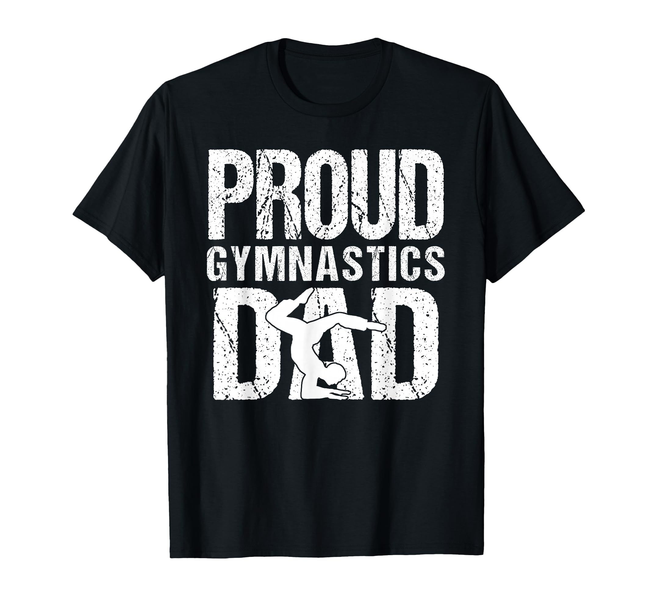 Proud Gymnastics Dad Game Day Sports T-Shirt - Custom Art Print for Adults - T-Shirt, Sweatshirt, Hoodie