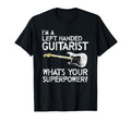 Left Handed Guitarist Lefty Guitar T-Shirt - Custom Art Print for Adults - T-Shirt, Sweatshirt, Hoodie