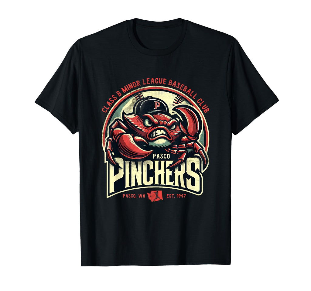 Pasco Pinchers Minor League Baseball Team T-Shirt - Minimalist Print Unisex - T-Shirt, Sweatshirt, Hoodie