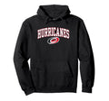 Carolina Hurricanes Arch Over Black Hoodie - Aesthetic Graphic Unisex - T-Shirt, Sweatshirt, Hoodie